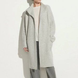 NWOT Vince Clean Edge Cardigan Grey Sweater Coat, size XXL